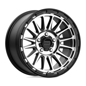 KMC KM542 IMPACT 18X9 18 SATIN BLACK MACHINED KM54289050518
