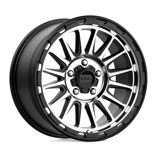 KMC KM542 IMPACT 18X9 18 SATIN BLACK MACHINED KM54289050518