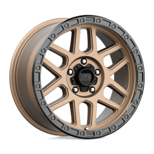 KMC KM544 MESA 18X9 25 MATTE BRONZE WITH BLACK LIP KM54489058625
