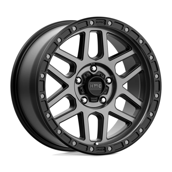 KMC KM544 MESA 18X9 25 SATIN BLACK WITH GRAY TINT KM54489058425