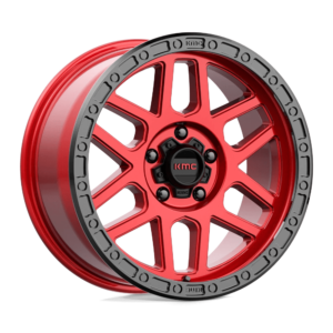 KMC KM544 MESA 17X9 18 CANDY RED WITH BLACK LIP KM54479050918