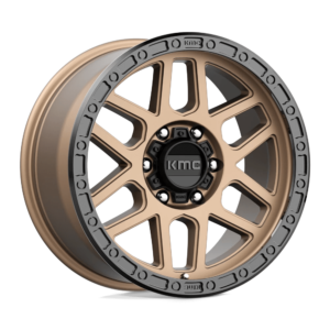 KMC KM544 MESA 18X9 18 MATTE BRONZE WITH BLACK LIP KM54489068618