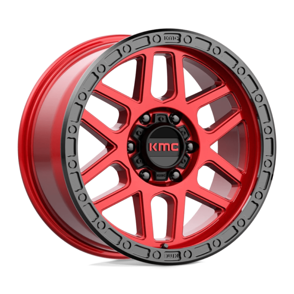 KMC KM544 MESA 18X9 18 CANDY RED WITH BLACK LIP KM54489068918