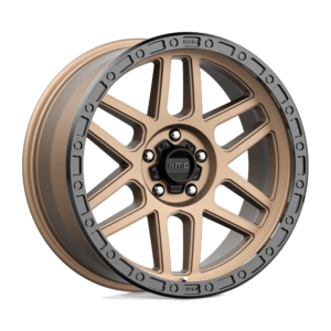 KMC KM544 MESA 17X9 -12 MATTE BRONZE WITH BLACK LIP KM54479050612N
