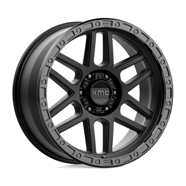 KMC KM544 MESA 20X9 0 SATIN BLACK WITH GLOSS BLACK LIP KM54429068700