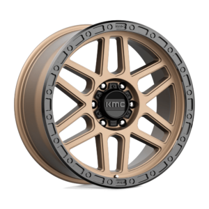 KMC KM544 MESA 17X8.5 0 MATTE BRONZE WITH BLACK LIP KM54478568600