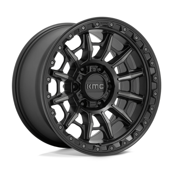 KMC KM547 CARNAGE 17X9 0 SATIN BLACK WITH GRAY TINT KM54779068400