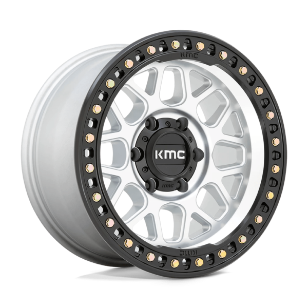 KMC KM549 GRS 18X9 -12 MACHINED WITH SATIN BLACK LIP KM54989050512N