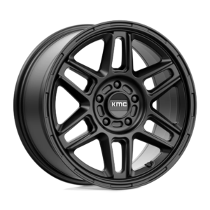KMC KM716 NOMAD 17X8 38 SATIN BLACK KM71678042738