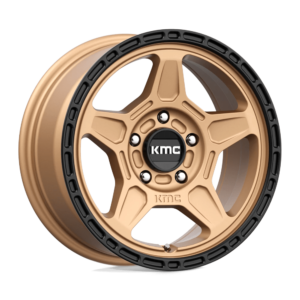 KMC KM721 ALPINE 15X7 15 MATTE BRONZE WITH BLACK LIP KM72157051615