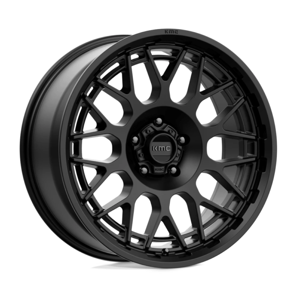 KMC KM722 TECHNIC 20X9 18 SATIN BLACK KM72229058718