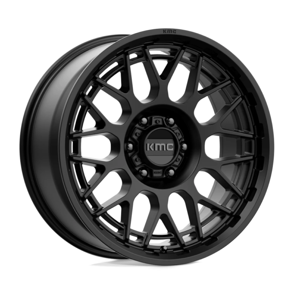 KMC KM722 TECHNIC 20X9 18 SATIN BLACK KM72229077718