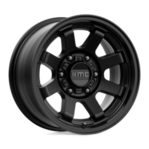 KMC KM723 TRAIL 17X8.5 0 SATIN BLACK KM72378577700US