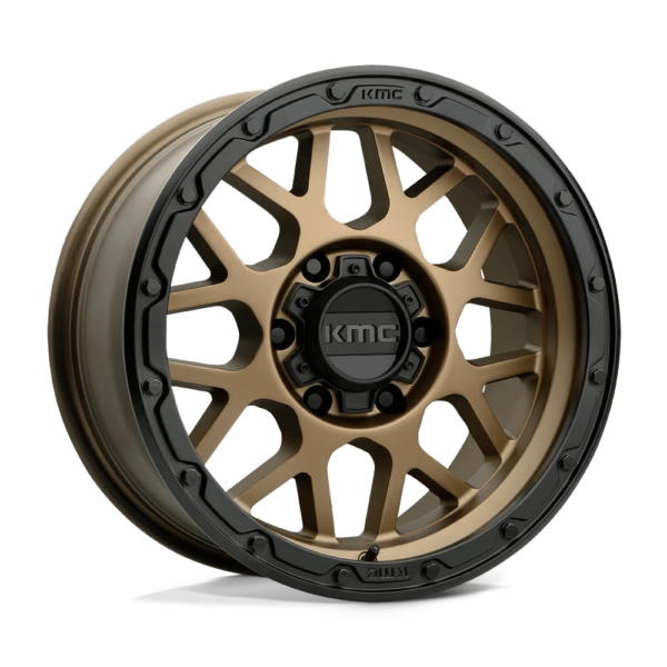 KMC KM535 GRENADE OFF-ROAD 18X8.5 0 MATTE BRONZE MATTE BLACK LIP KM53588563600