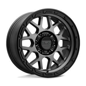 KMC KM535 GRENADE OFF-ROAD 17X8.5 0 MATTE GRAY MATTE BLACK LIP KM53578577400