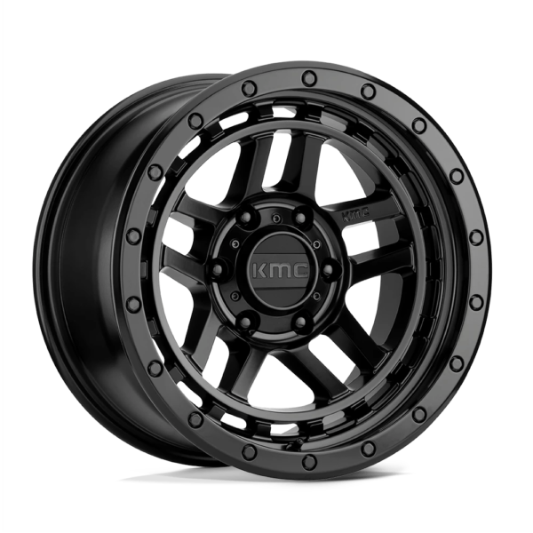 KMC KM540 RECON 17X8.5 18 SATIN BLACK KM54078550718
