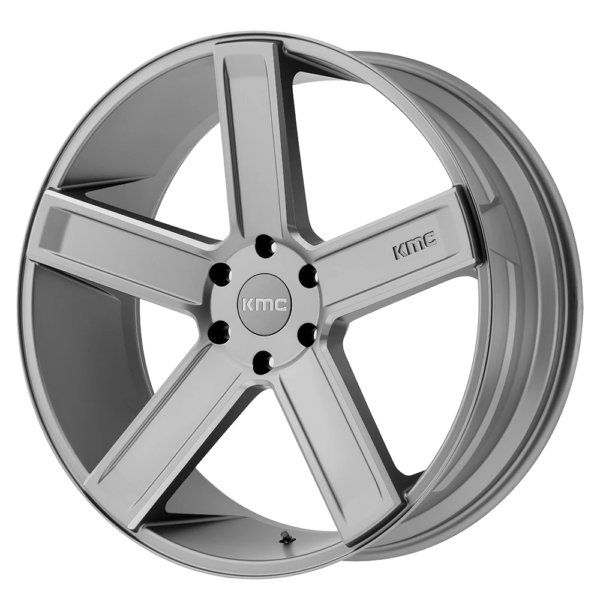 KMC KM702 DUECE 22X9 15 SATIN GRAY MILLED KM70222968415