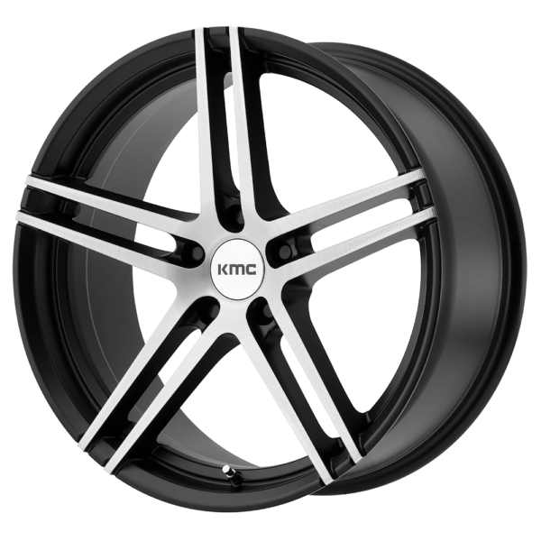KMC KM703 MONOPHONIC 18X8.5 35 SATIN BLACK BRUSHED KM70388557335
