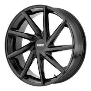 KMC KM705 BURST 22X9 30 GLOSS BLACK KM70522965330