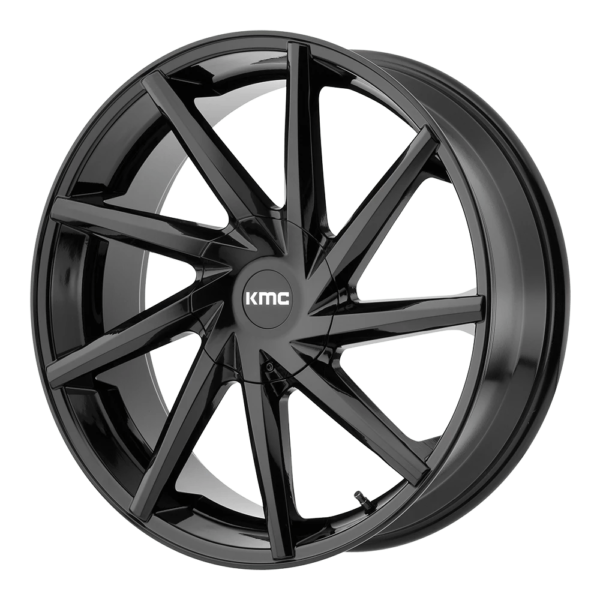 KMC KM705 BURST 22X9 30 GLOSS BLACK KM70522965330