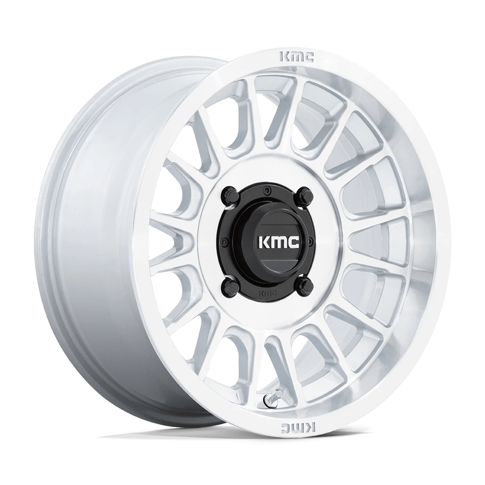 KMC Powersports KS138 IMPACT UTV 15X7 10 SILVER WITH MACHINED FACE KS138SD15704810