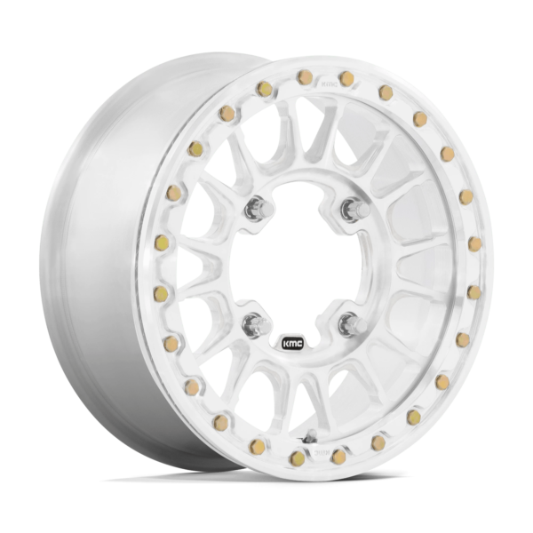 KMC Powersports KS436 IMPACT FORGED BEADLOCK 15X6 38 RAW MACHINED FORGED KS436DX15604838