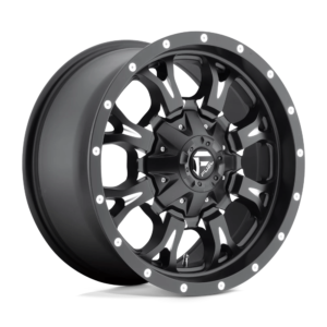 Fuel 1PC D517 KRANK 20X10 -12 MATTE BLACK MILLED D51720005750