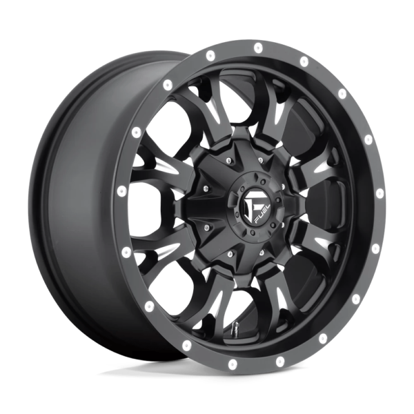 Fuel 1PC D517 KRANK 20X10 -12 MATTE BLACK MILLED D51720005750