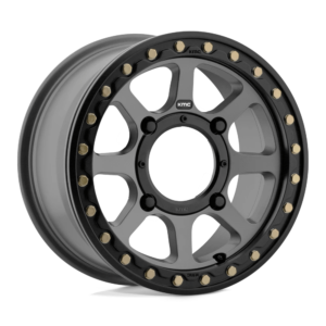 KMC Powersports KS234 ADDICT 2 BEADLOCK 15X6 38 SATIN GRAY KS23456048438