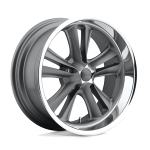 Foose 1PC F099 KNUCKLE 18X8 1 MATTE GUN METAL MACHINED F09918806145