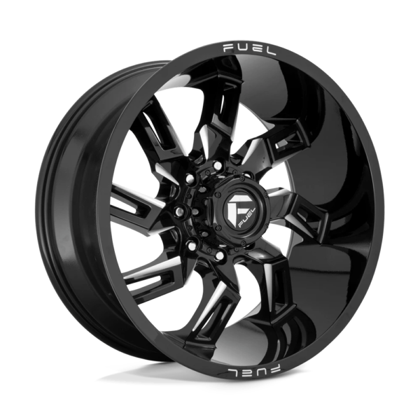 Fuel 1PC D747 LOCKDOWN 20X9 1 GLOSS BLACK MILLED D74720907550
