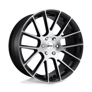 DUB 1PC S206 LUXE 20X9 30 GLOSS BLACK BRUSHED S206209077+30