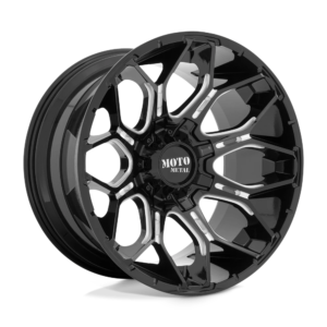 Moto Metal MO808 SNIPER 20X9 0 GLOSS BLACK MILLED MO80829087300