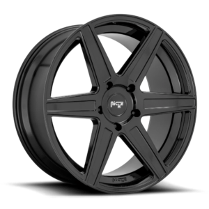 Niche 1PC M237 CARINA 24X10 25 GLOSS BLACK M2372400B4+25