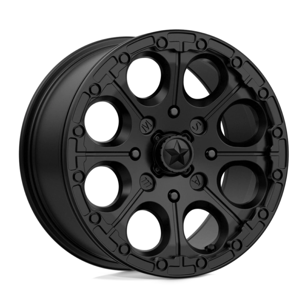 MSA Offroad Wheels M44 CANNON BEADLOCK 15X7 25 SATIN BLACK M44-05710