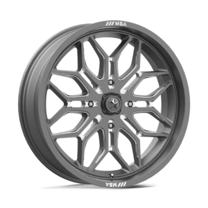 MSA Offroad Wheels M47 SNIPER 22X7 10 GUNMETAL MILLED MA047AX22704810