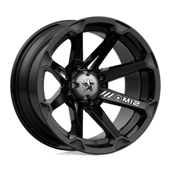 MSA Offroad Wheels M12 DIESEL 14X7 -47 GLOSS BLACK M12-14710