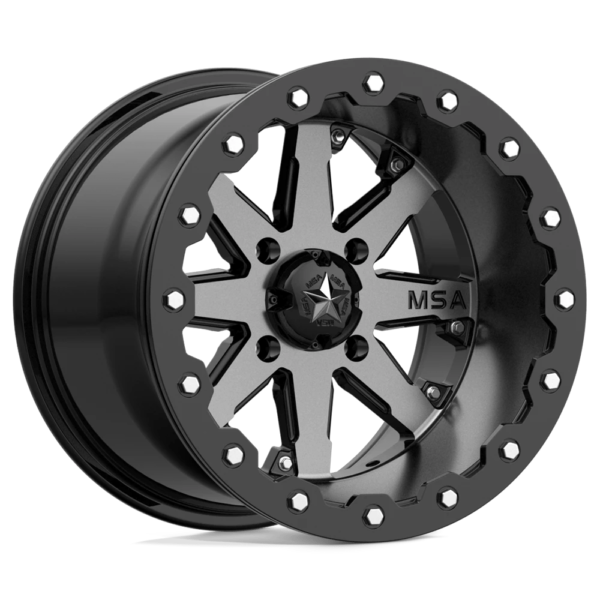 MSA Offroad Wheels M21 LOK BEADLOCK 14X10 -10 CHARCOAL TINT M21-04056