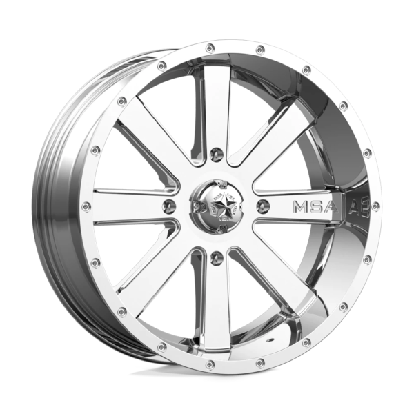 MSA Offroad Wheels M34 FLASH 22X7 0 CHROME M34-022756C