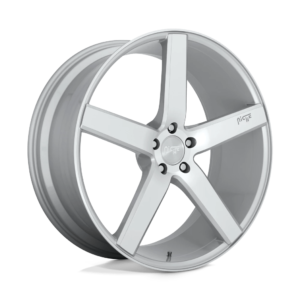 Niche 1PC M135 MILAN 18X8 40 GLOSS SILVER MACHINED M135188065+40