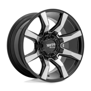 Moto Metal MO804 SPIDER 20X9 0 GLOSS BLACK MACHINED MO80429078500