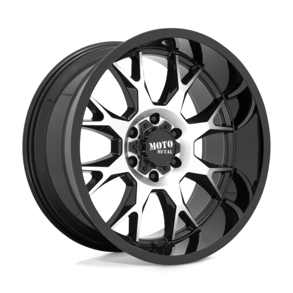 Moto Metal MO806 20X10 -18 GLOSS BLACK MACHINED MO80621068518N