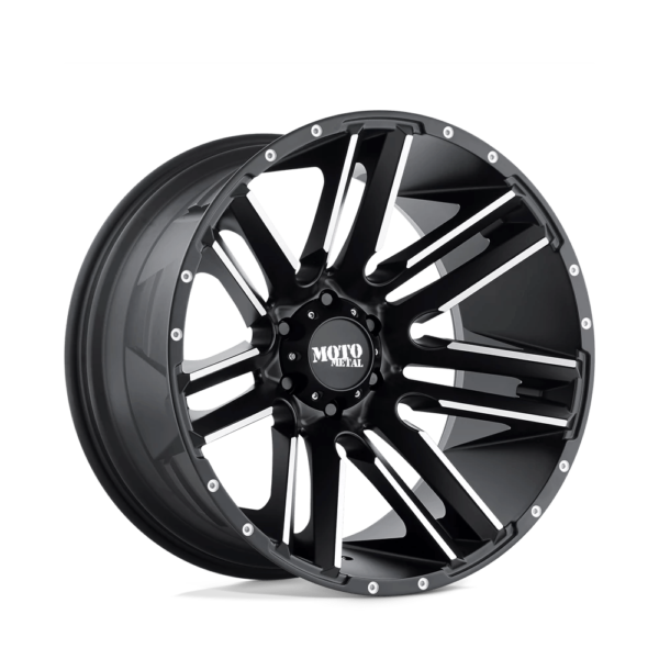 Moto Metal MO978 RAZOR 18X10 -24 SATIN BLACK MACHINED MO97881050524N