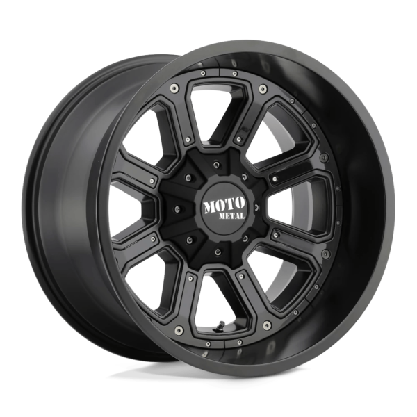 Moto Metal MO984 SHIFT 18X9 30 MATTE BLACK GLOSS BLACK INSERTS MO98489062730