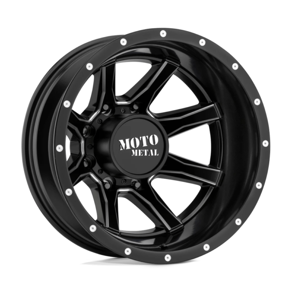 Moto Metal MO995 17X6.5 -140 SATIN BLACK MILLED - REAR MO995765827140N