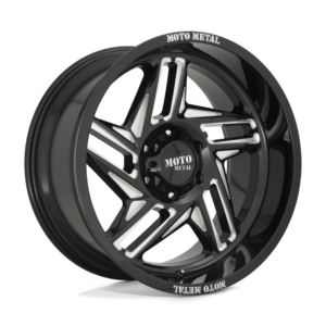 Moto Metal MO996 RIPSAW 20X12 -44 GLOSS BLACK MILLED MO99621268344N