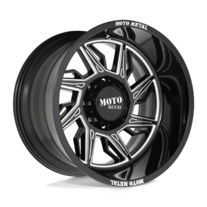 Moto Metal MO997 HURRICANE 20X10 -18 GLOSS BLACK MILLED - RIGHT DIRECTIONAL MO99721080318NR