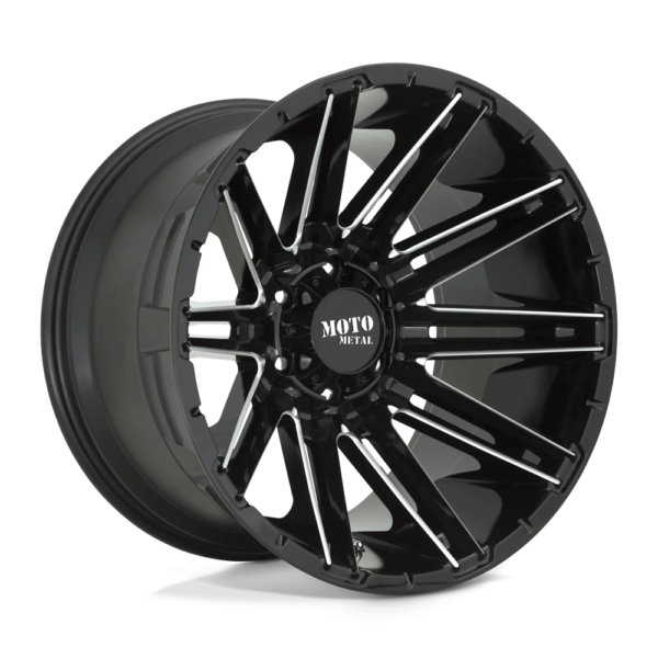 Moto Metal MO998 KRAKEN 20X9 0 GLOSS BLACK MILLED MO99829068300