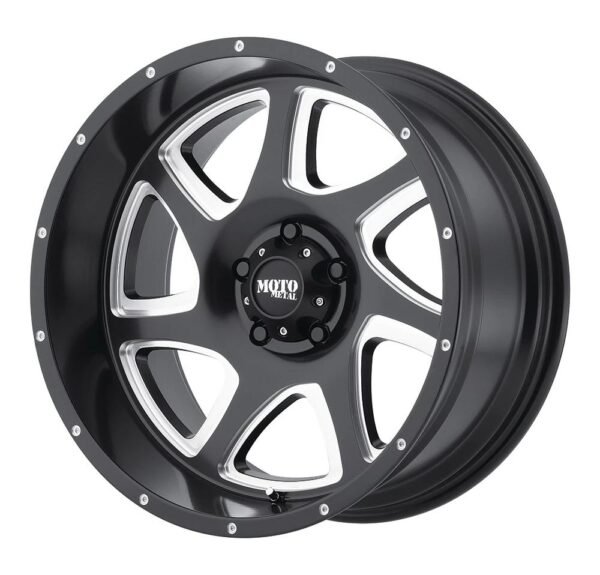 Moto Metal MO976 20X10 -24 SATIN BLACK MILLED MO97621068924N