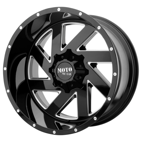 Moto Metal MO988 MELEE 20X9 18 GLOSS BLACK MILLED MO98829080318
